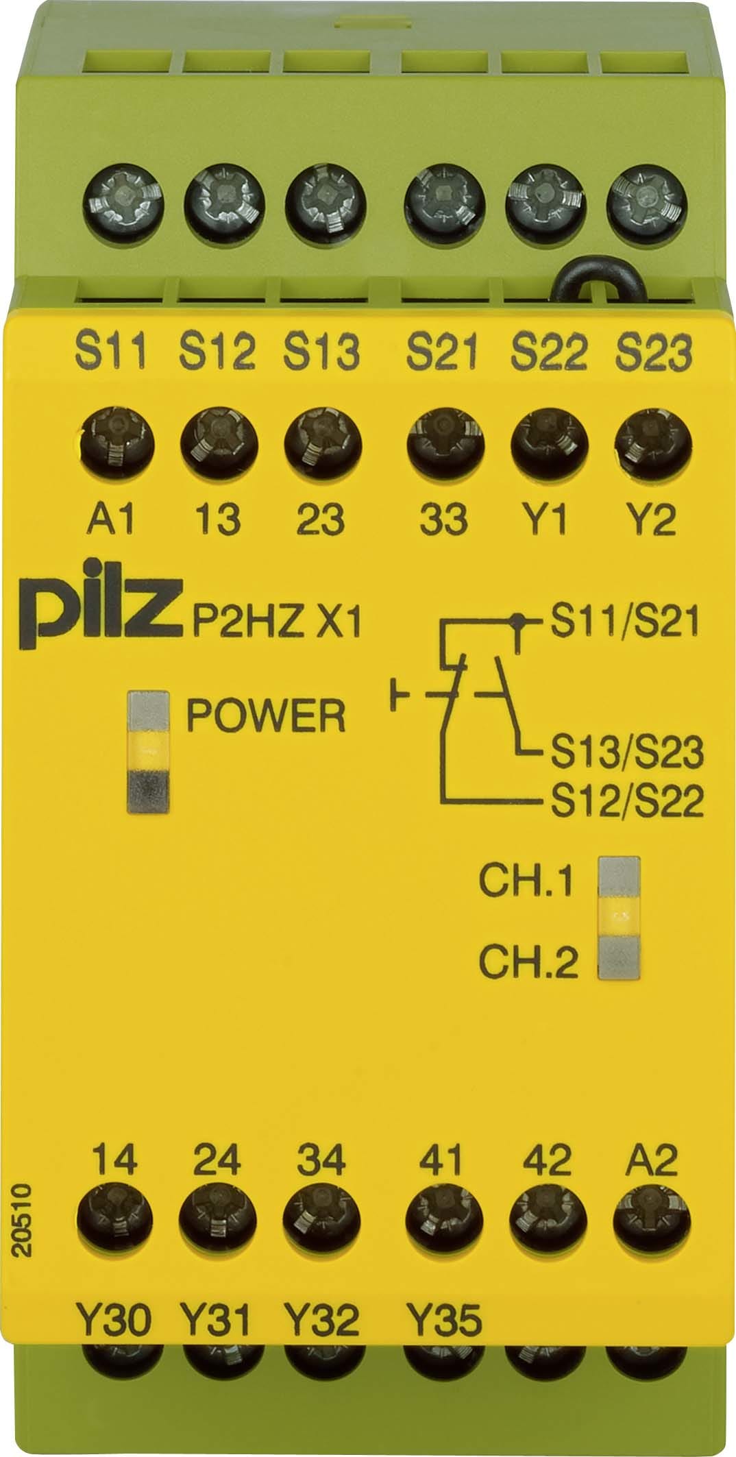 Pilz P2HZ X1 230VAC 3n/o 1n/c