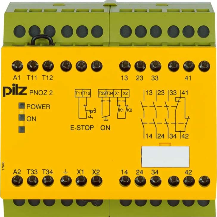 Pilz PNOZ 2 230VAC 3n/o 1n/c