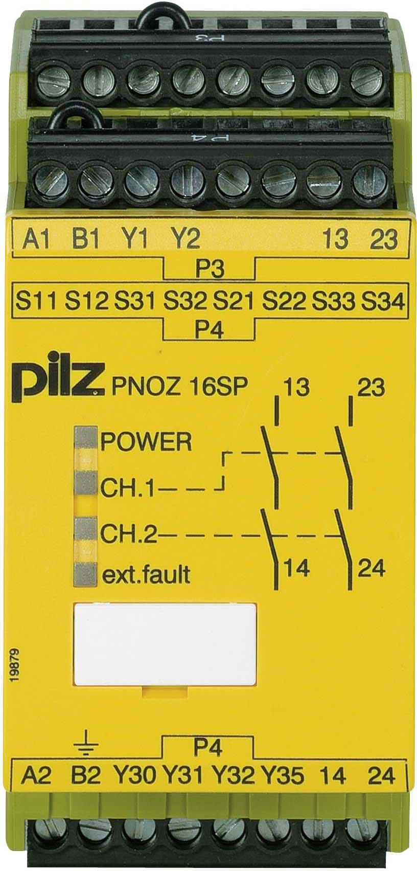 Pilz PNOZ 16SP 230VAC 24VDC 2n/o