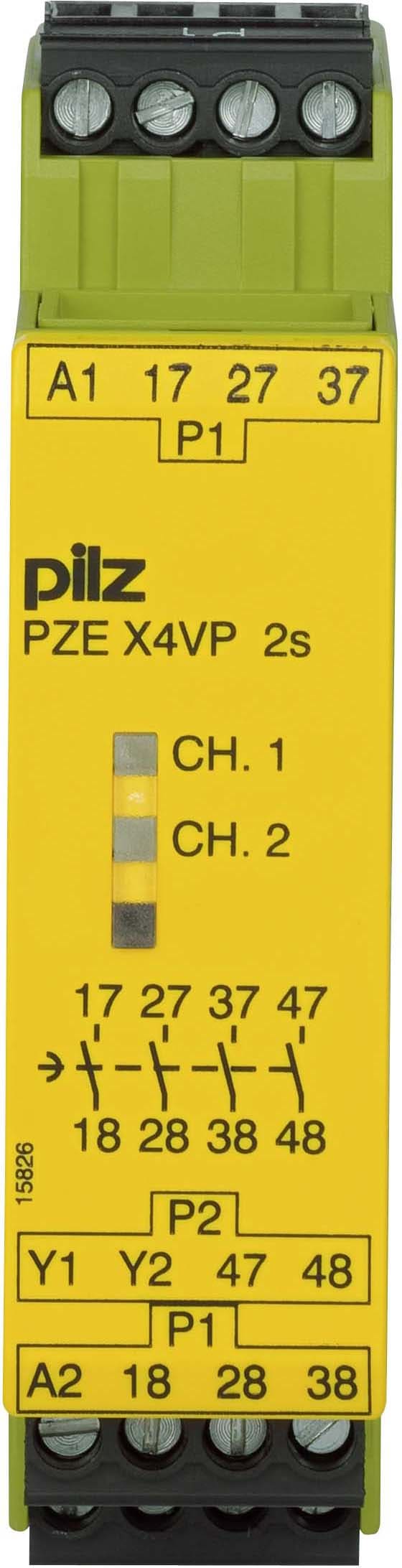 Pilz PZE X4VP 2/24VDC 4n/o fix