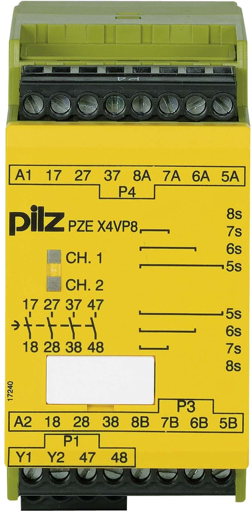 Pilz PZE X4VP8 24VDC 4n/o
