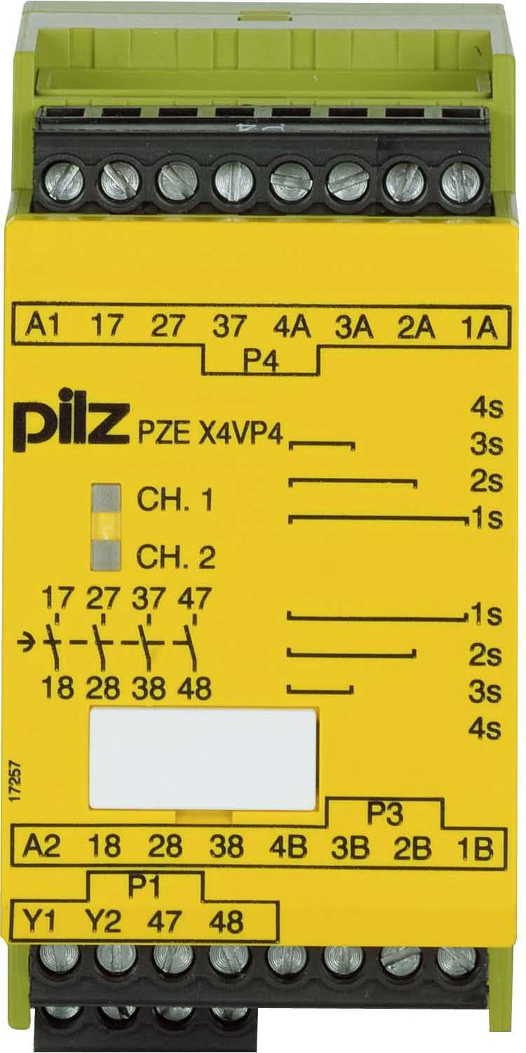 Pilz PZE X4VP4 24VDC 4n/o