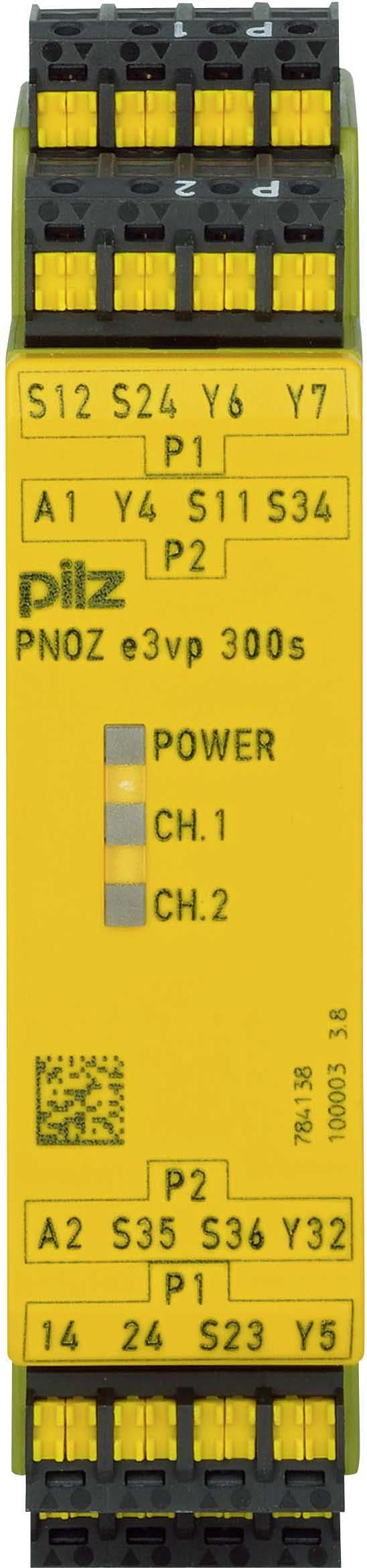 Pilz PNOZ e3vp C 300/24VDC 1so 1so t