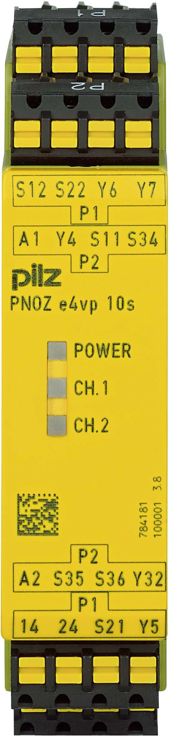 Pilz PNOZ e4vp C 10/24VDC 1so 1so t