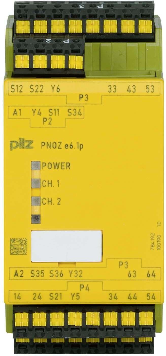 Pilz PNOZ e6.1p C 24VDC 4n/o 2so