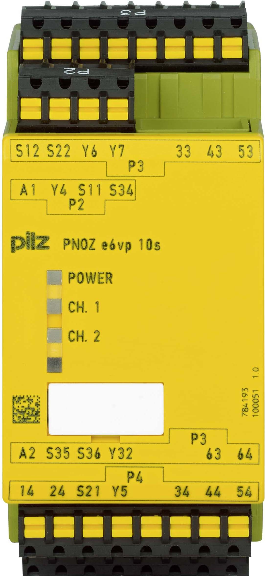 Pilz PNOZ e6vp C 24VDC 4n/o 1so 1so t