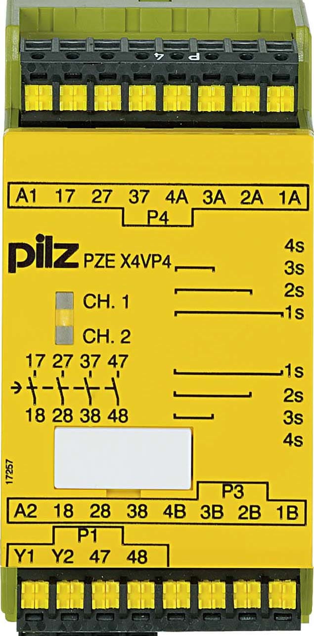 Pilz PZE X4VP4 C 24VDC 4n/o