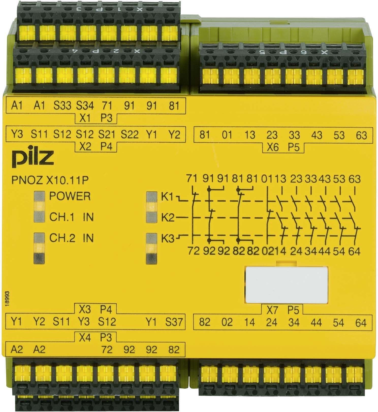 Pilz PNOZ X10.11P C 24VDC 6n/o 4n/c 6LED