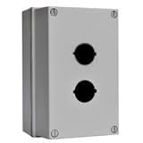 Allen-Bradley Encl Gry plastic 2 Hole Metric Knockout