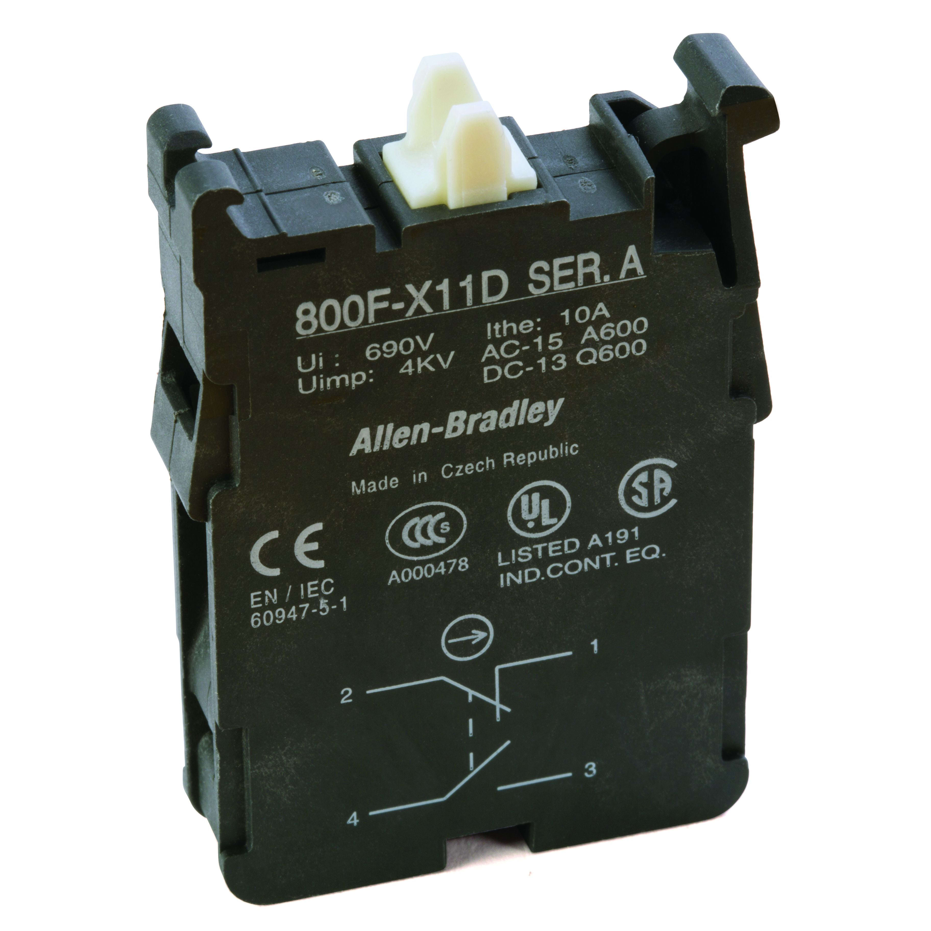 Allen-Bradley DUAL CIRCUIT 1NO 1NC CONTACT