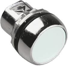 Allen-Bradley Push Button Metal Flush White