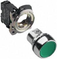 Allen-Bradley NON ILL FLUSH GREEN P BUTT CW LATCH 1 NO
