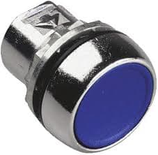 Allen-Bradley Push But Metal Flush Blue