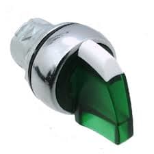 Allen-Bradley 3 Pos Illum Sel Sw Metal Sp Ret Grn