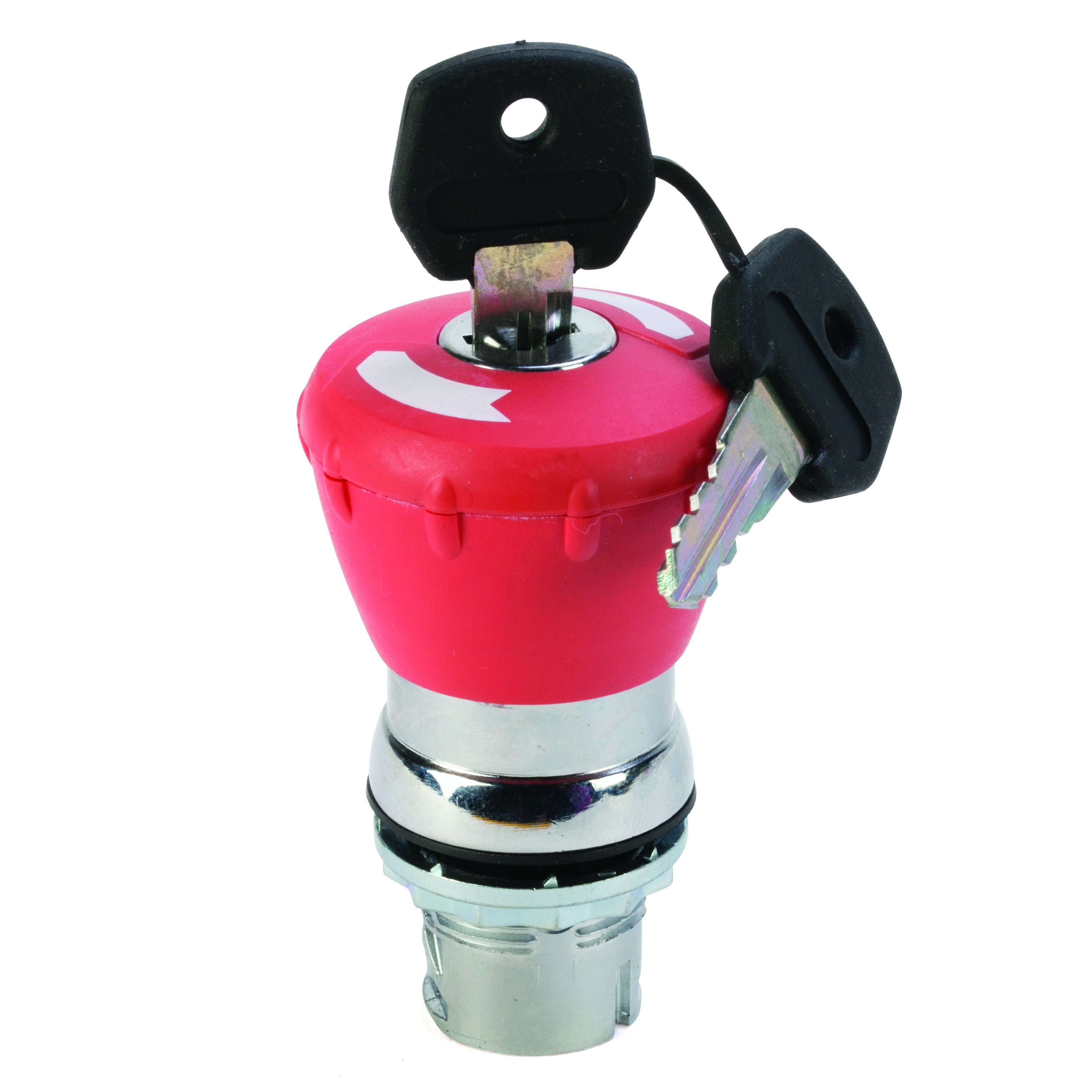 Allen-Bradley - Mush Metal 40mm Key Rel Red