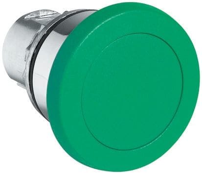 Allen-Bradley Mush Metal 40mm Momentary Grn