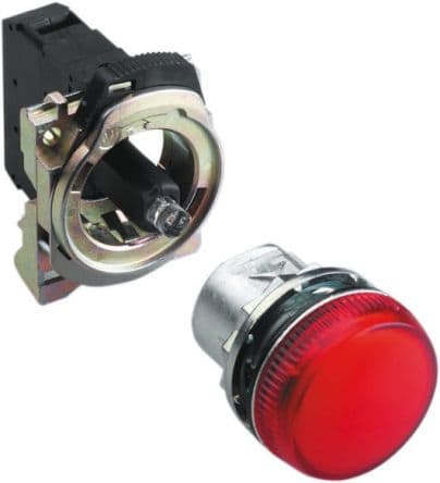 Allen-Bradley PILOT LIGHT METAL RED