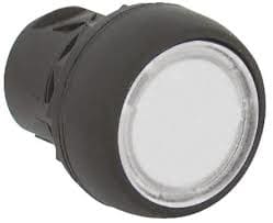 Allen-Bradley Illum Push Button Plastic Flush White