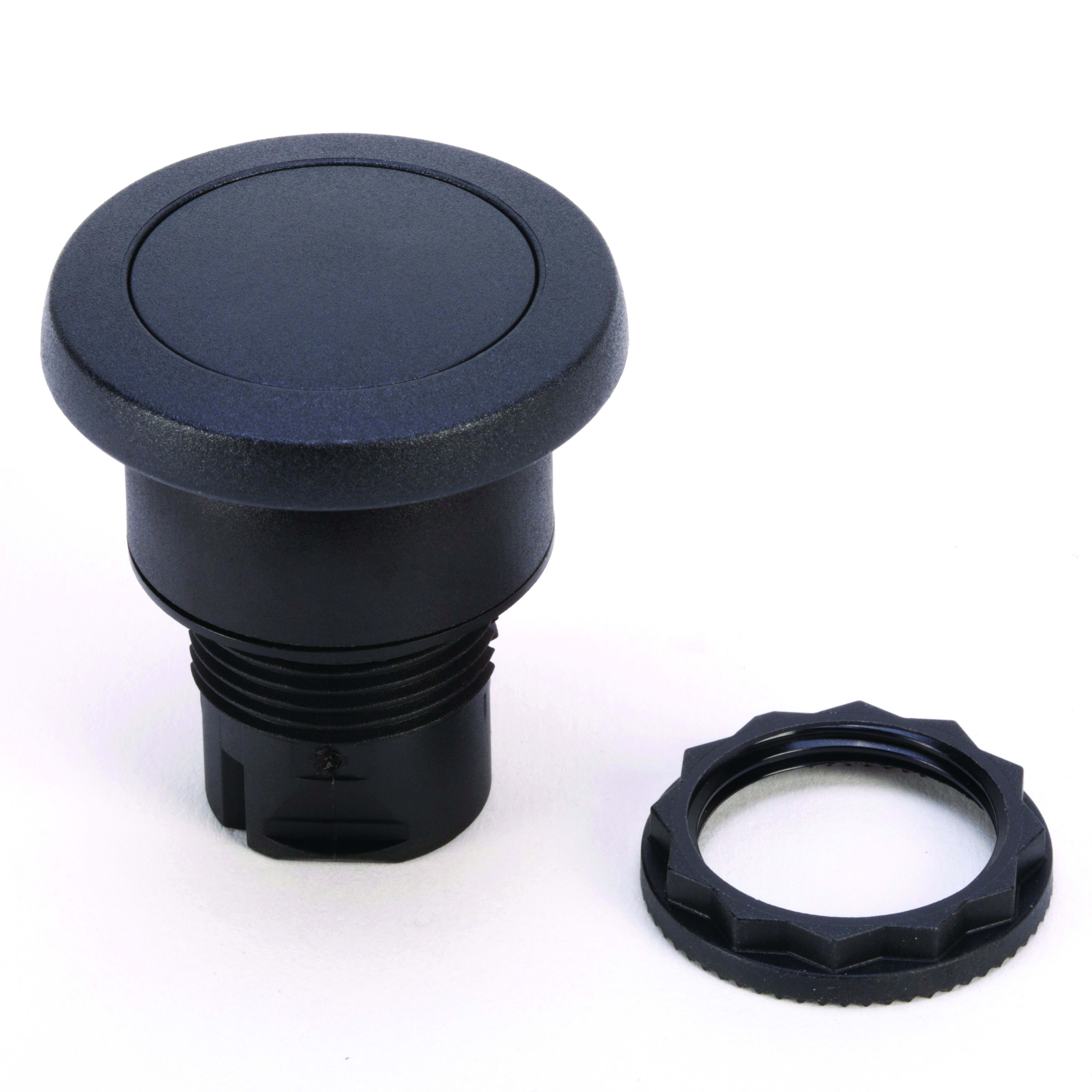Allen-Bradley Mush Plastic 40mm Momentary Black