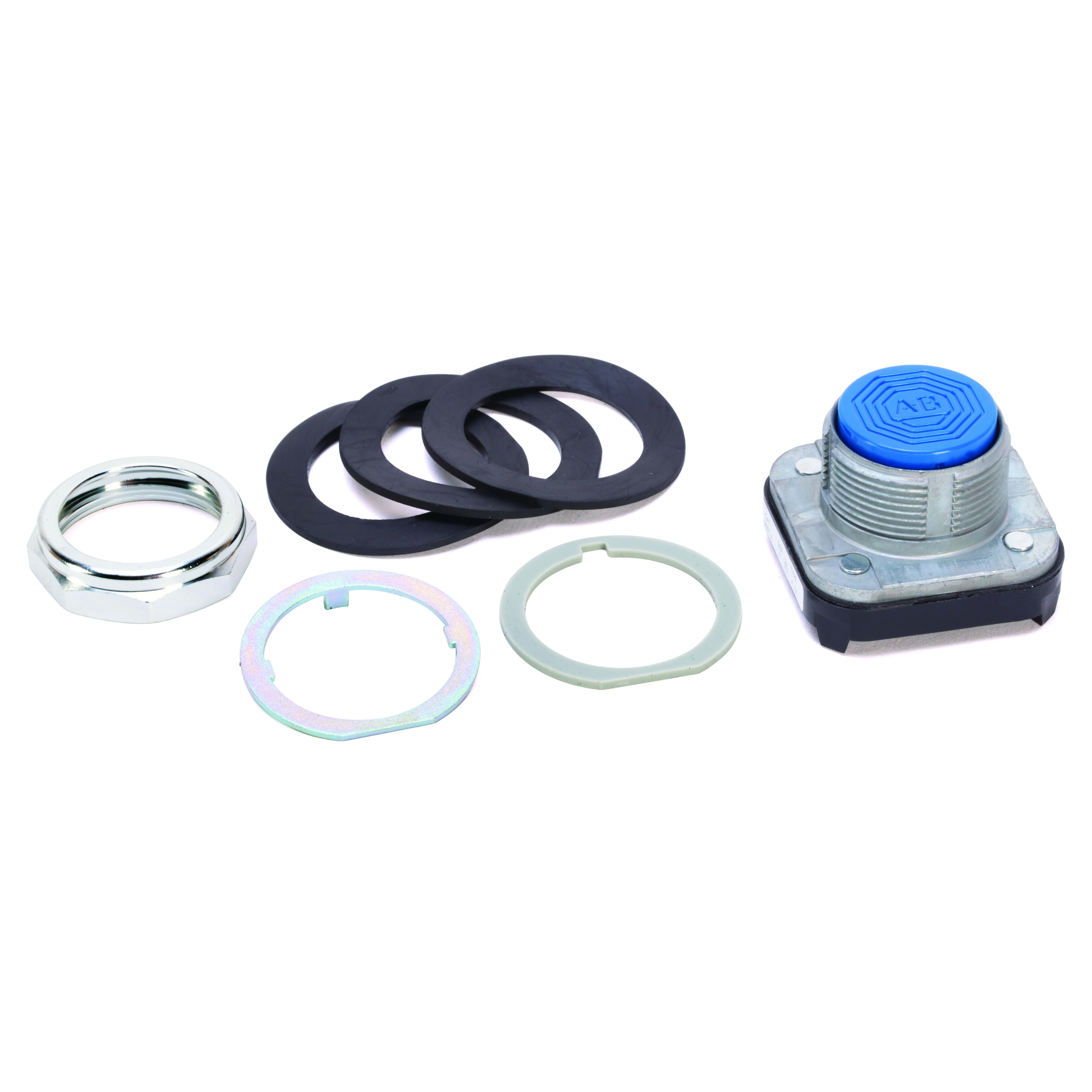 Allen-Bradley PUSH BUTTON BLUE C/W 1NO 1NC CONTACT
