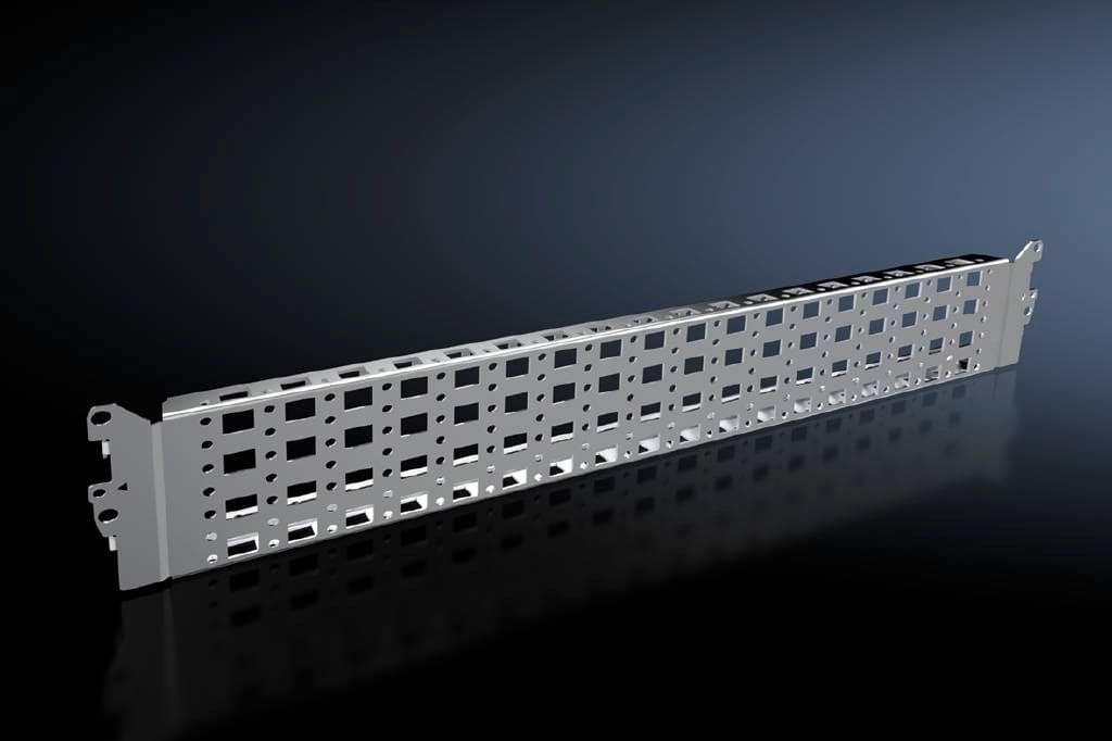 Rittal Punched section 23x89mm 600 mm, S Steel