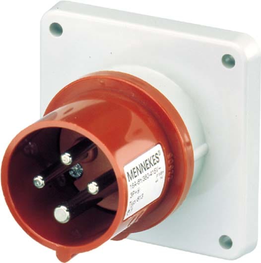 Mennekes str.Panel Inlet IP44 16A 4p 400V 6h
