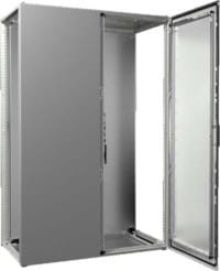 Rittal Rittal VX Baying enclosure 1200Wx1800Hx500D mm Two Door IP55 with one cam lock with mounting plate