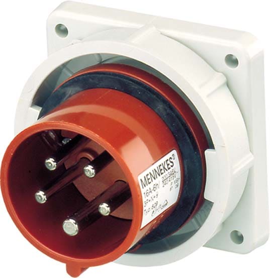 Mennekes str.Panel Inlet IP67 16A 5p 400V 6h