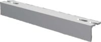 Rittal VX Cable clamp rail, angle W 400 mm 2pk