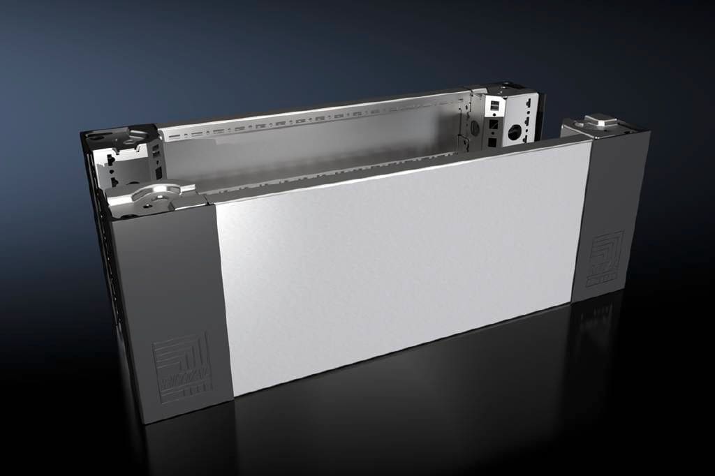 Rittal VX Base/plinth corner piece with panel
