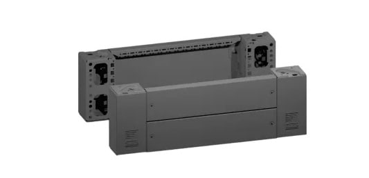 Rittal - VX Base/Plinth Corner Piece with Trim Panel H: 100 mm