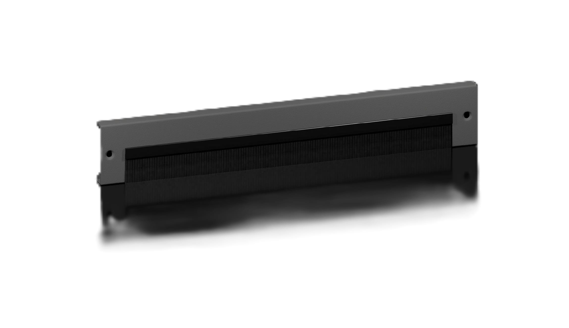 Rittal VX Base/Plinth Trim Panel with Brush Strip H 100 mm for D 800 mm Sheet Steel