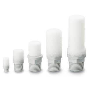 SMC AN Series Compact Resin Silencer Body Size 40 - 1/2 NPT Male Thread