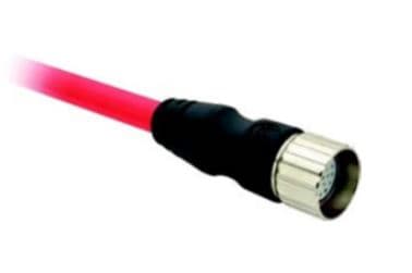 Allen-Bradley 889 DC Micro Cable 18AWG Std,Red,0.3m