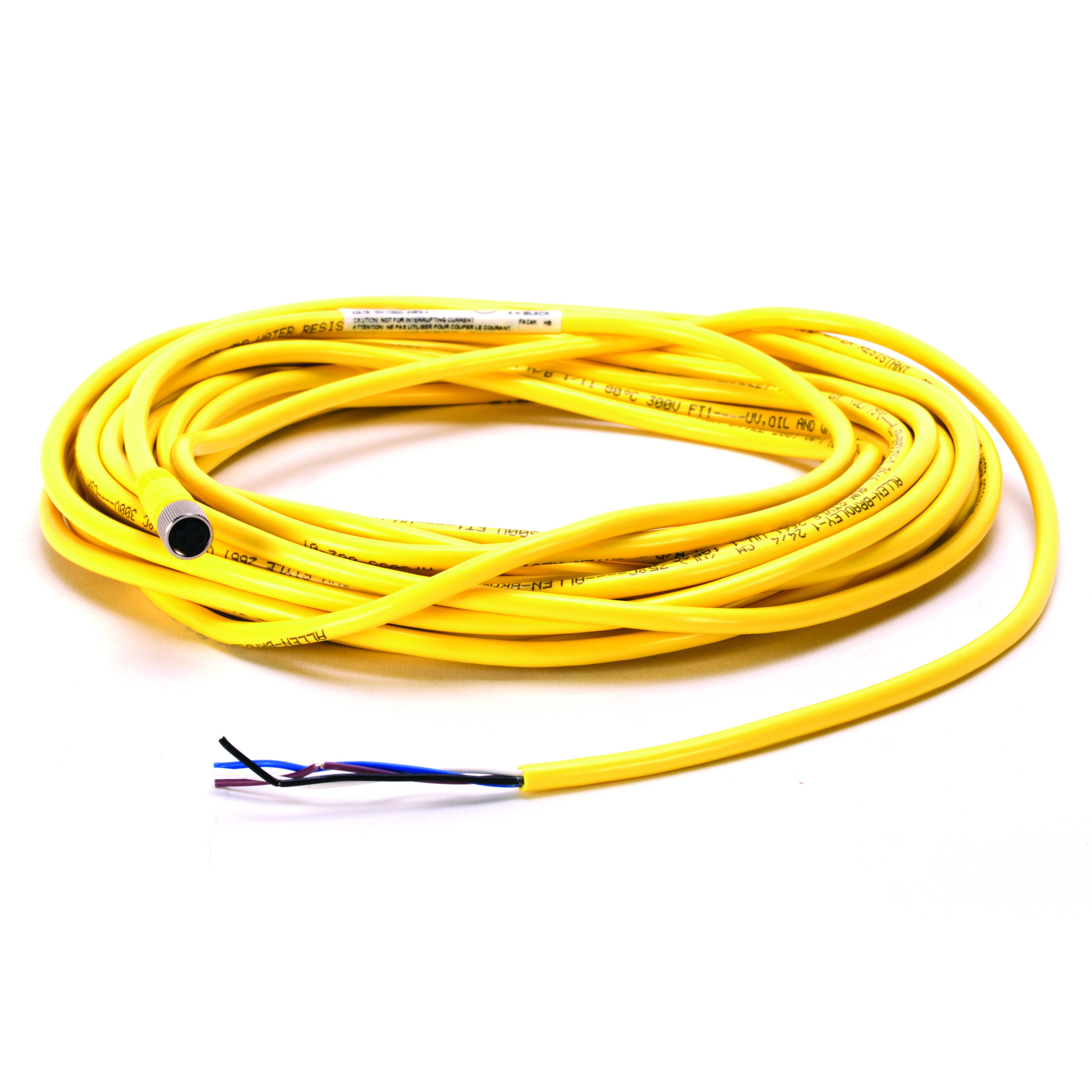 Allen-Bradley Cordset M8Fem StrHead 4pin4wire PVC10Mtr