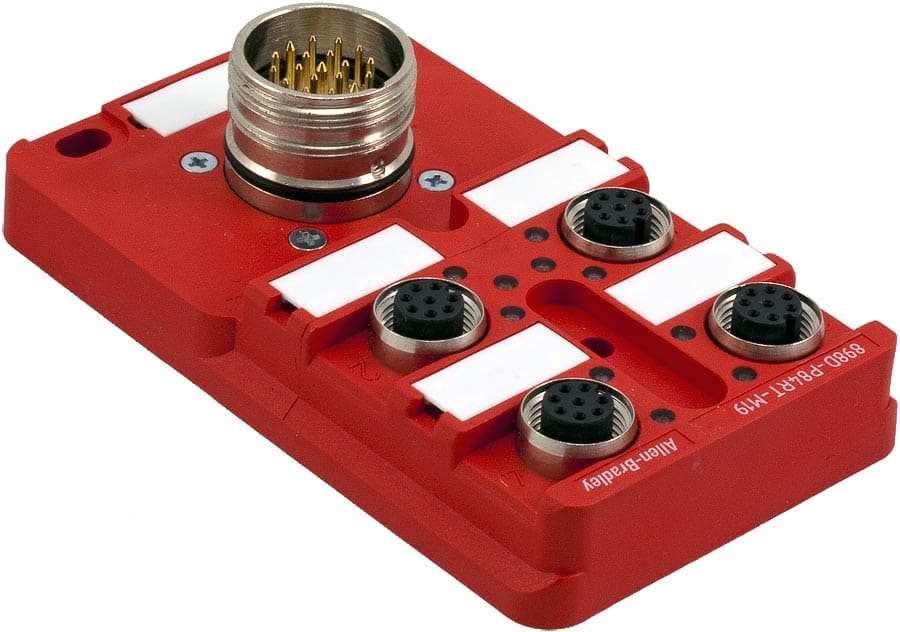 Allen-Bradley 4 PORT SAFTEY BLOCK M12 8PIN