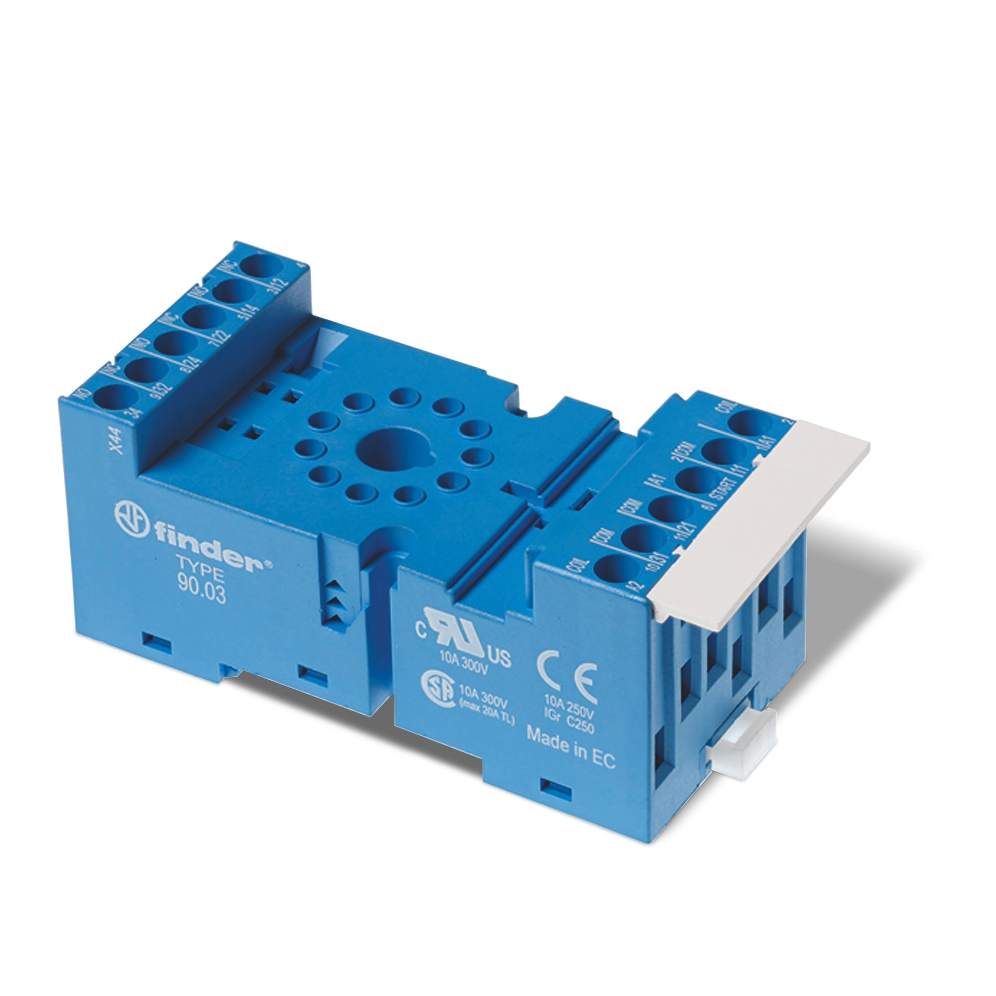 Finder FINDER BLUE DIN SOCKET (MOQ 10)