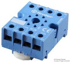 Finder BLUE 9026 8 PIN SOCKET SQUARE IP20