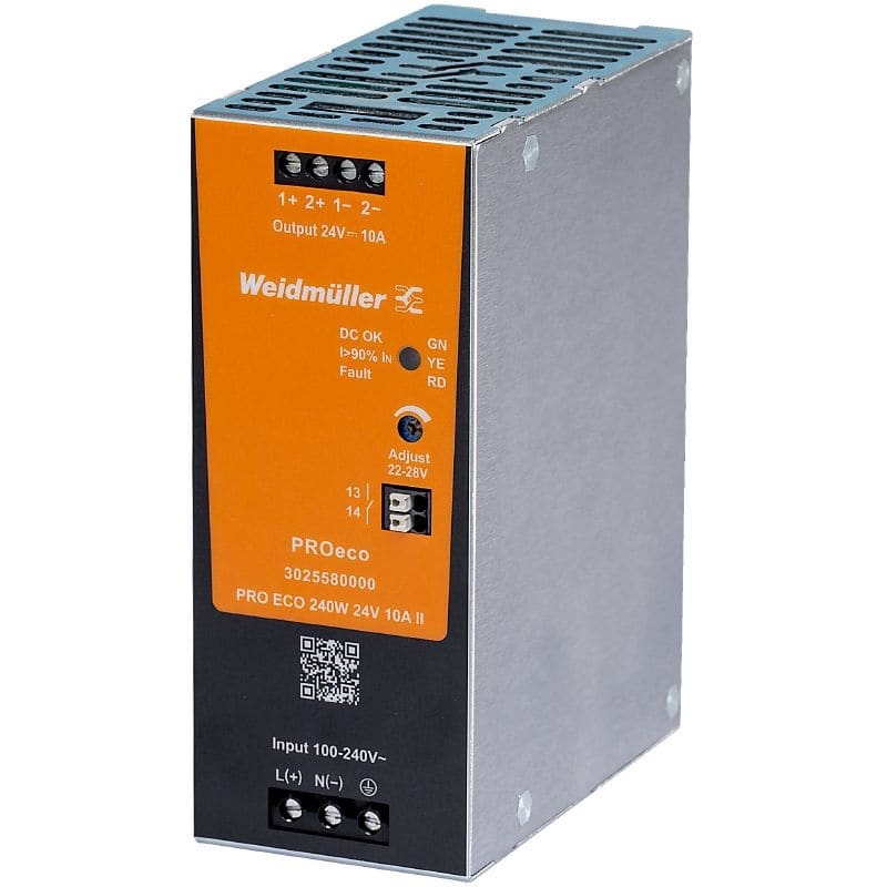 Weidmuller Pro Eco Power Supply 240 W 24 V