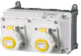 Mennekes AMAXX ang.2G 16A 3p 110V 4h Surf.Socket