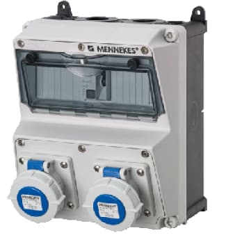 Mennekes AMAXX IP67 2x16A 3p 230V 1xRCD