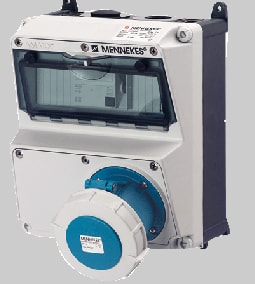 Mennekes AMAXX IP67 1x63A 3p 230V 1xRCD
