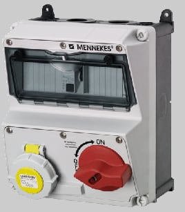 Mennekes AMAXX DUO IP67 16A 3p 110V 1xRCD 30mA