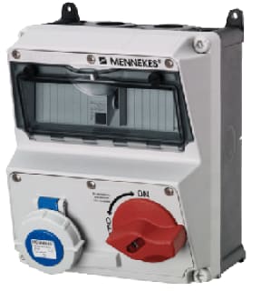 Mennekes AMAXX DUO IP67 16A 3p 230V 1xRCD 30mA