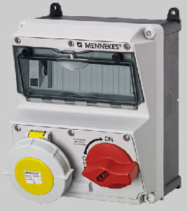 Mennekes AMAXX DUO IP67 32A 3p 110V 1xRCD 30mA