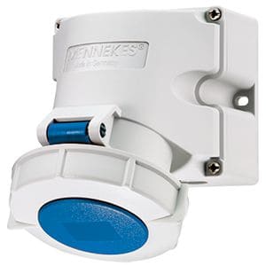 Mennekes Wall Socket IP67 32A 3p 230V 6h