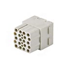 Molex - S-M16/20 FEM INSERT 20P 16A 500V CRIMP