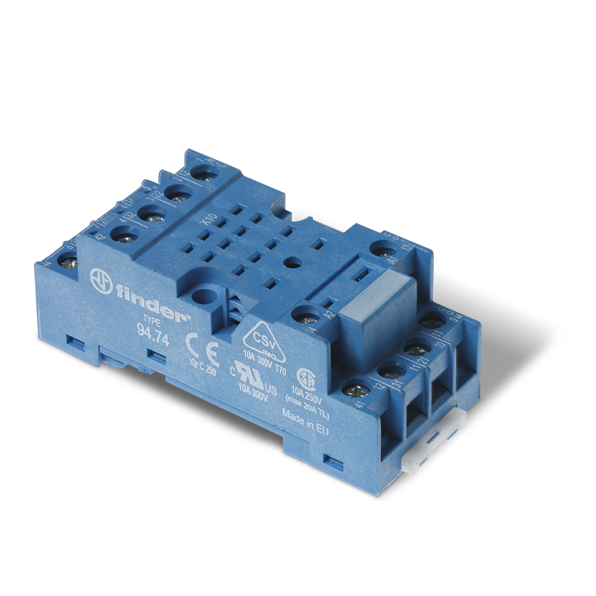Finder FINDER BLACK DIN RAIL SOCKET