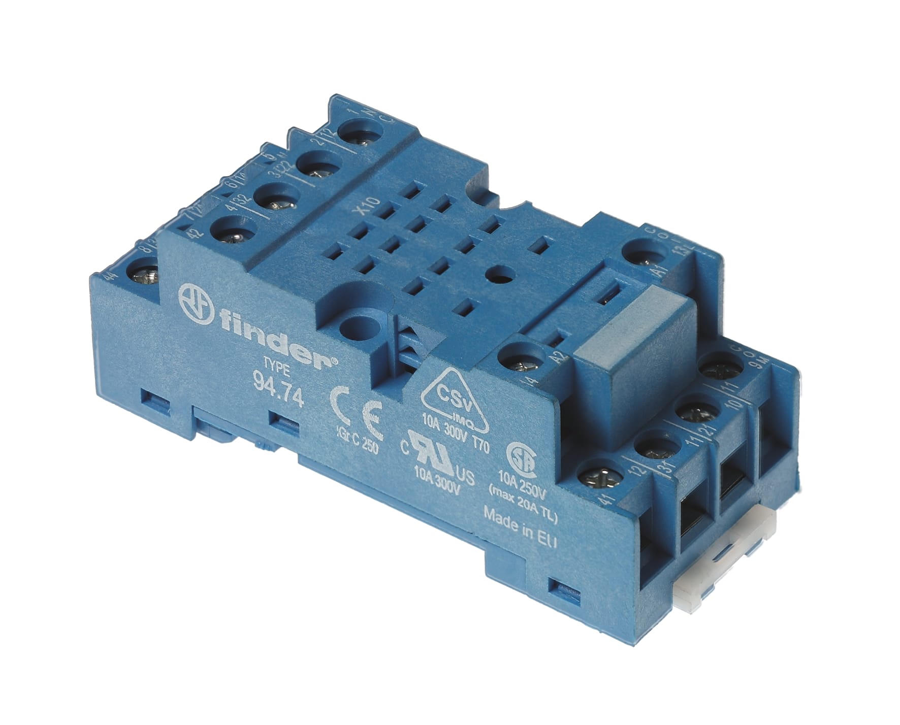 Finder FINDER BLUE DIN RAIL SOCKET