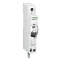 Merlin Gerin - 1 pole 10A RCBO iC60H - C - 30mA